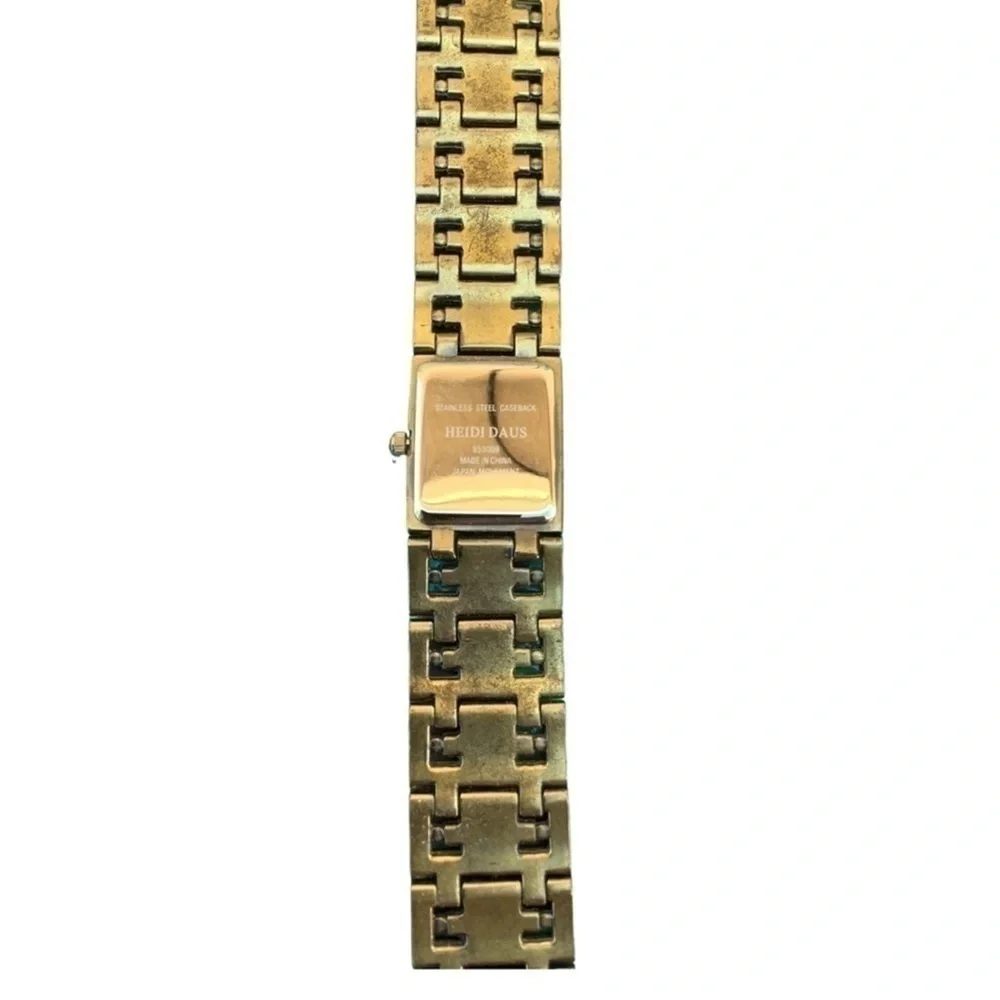 Heidi Daus Colorful Crystal Quartz Watch